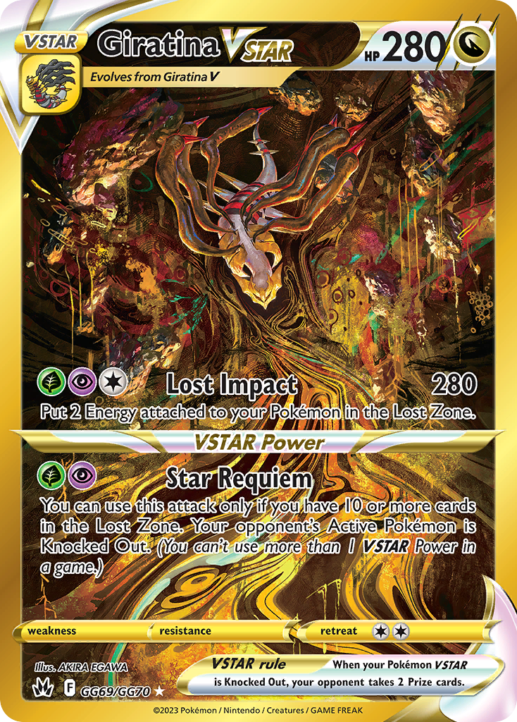 Giratina VSTAR - Crown Zenith Galarian Gallery - GG69/GG70 - Holofoil