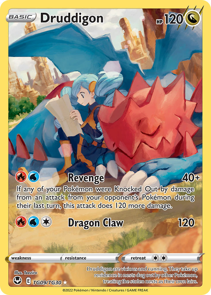Druddigon - Silver Tempest Trainer Gallery - TG09/TG30 - Holofoil