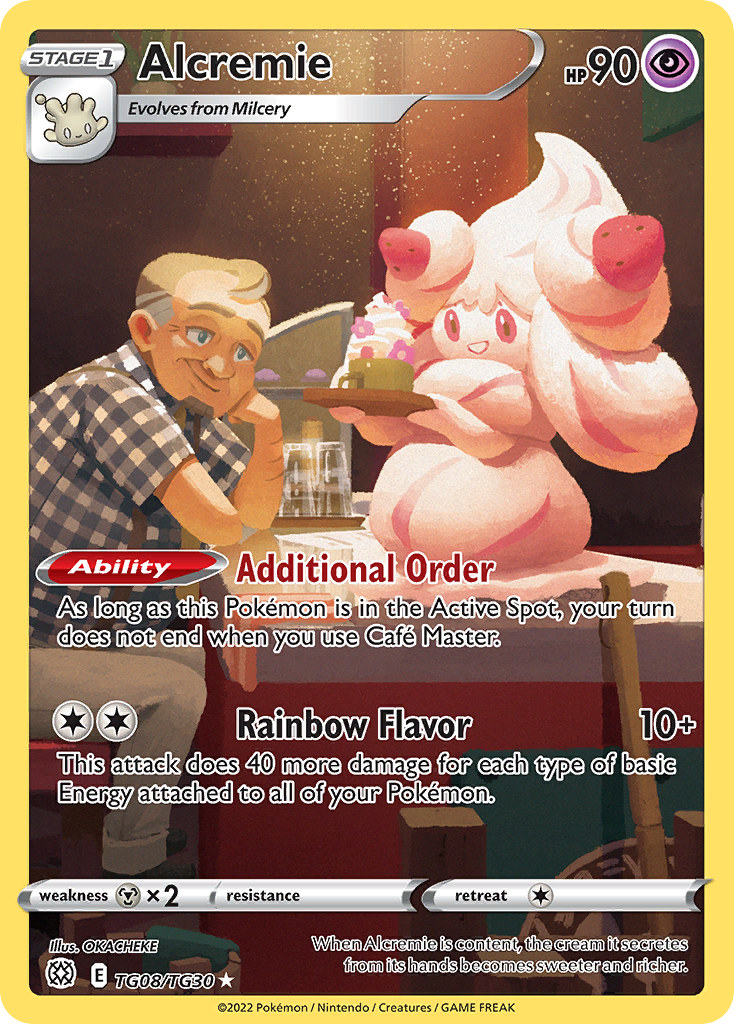 Alcremie - Brilliant Stars Trainer Gallery - TG08/TG30 - Holofoil