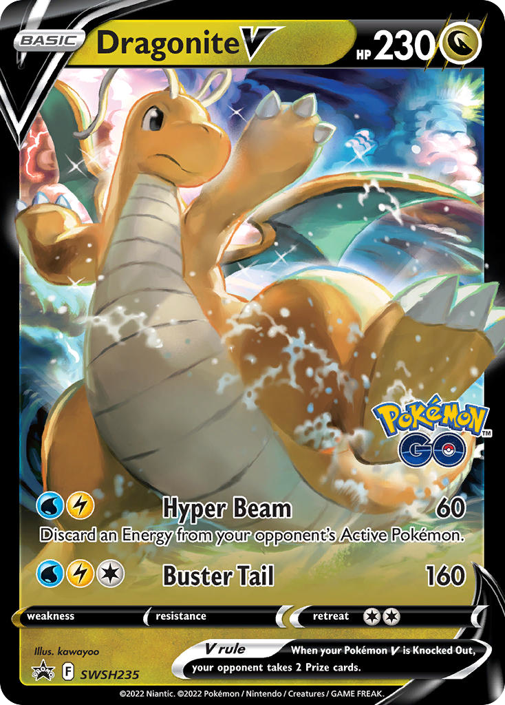 Dragonite V - SWSH Black Star Promos - SWSH235 - Holofoil