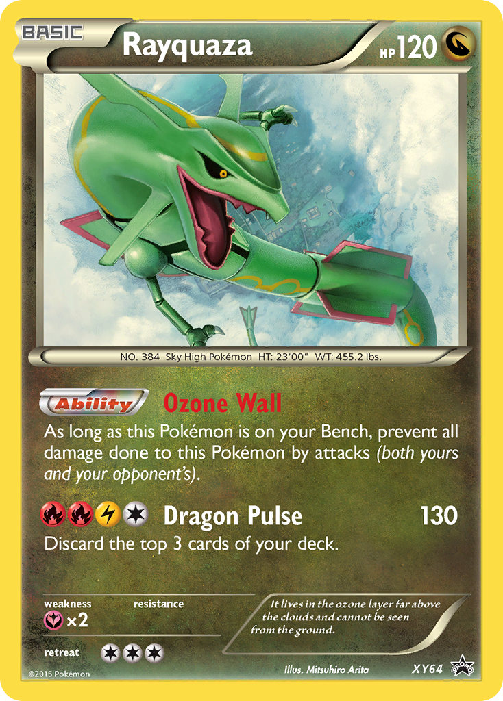 Rayquaza - XY Black Star Promos - XY64 - Holofoil
