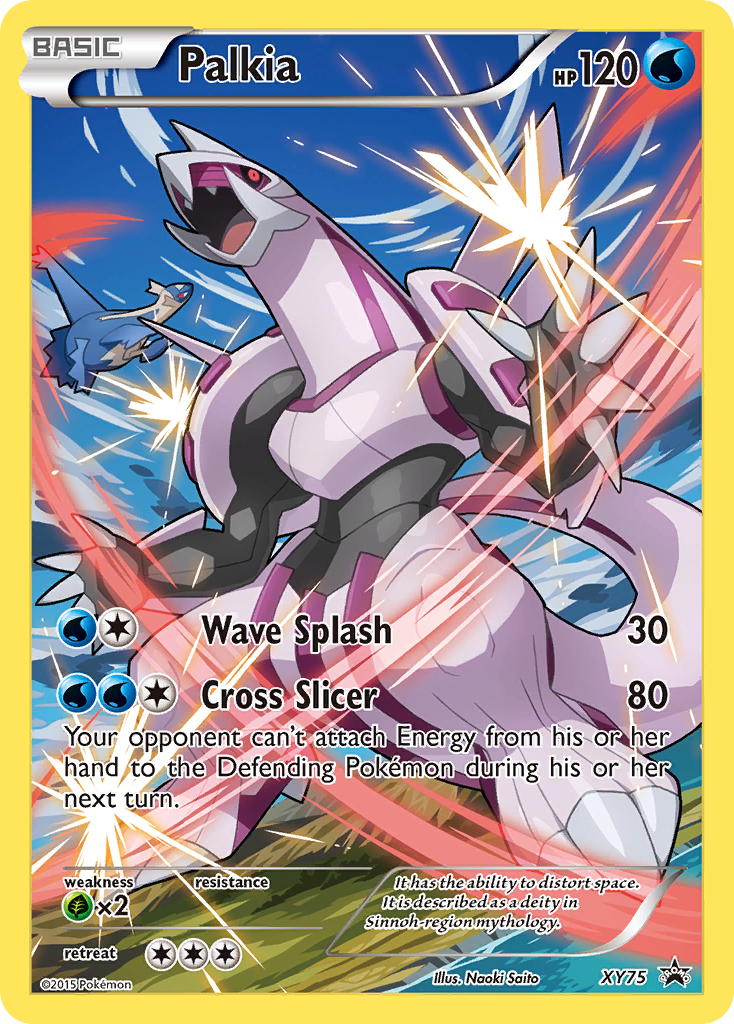 Palkia - XY Black Star Promos - XY75 - Holofoil