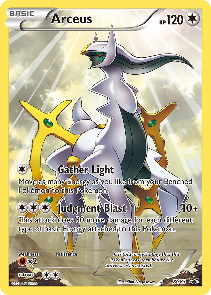 Arceus - XY Black Star Promos - XY83 - Holofoil
