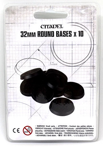 Citadel 32mm Round Bases (10 pack)
