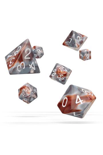 Oakie Doakie Dice RPG Set Gemidice - Silver-Rust
