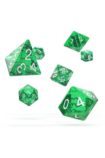 Oakie Doakie Dice RPG Set Speckled - Green