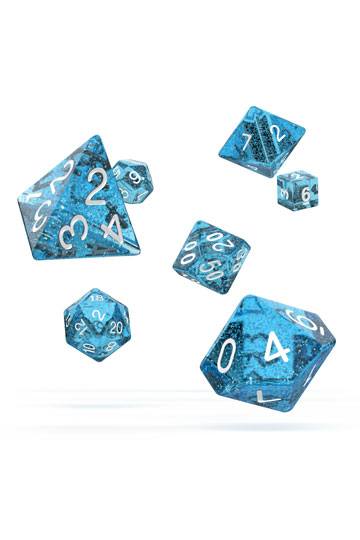 Oakie Doakie Dice RPG Set Speckled - Light Blue