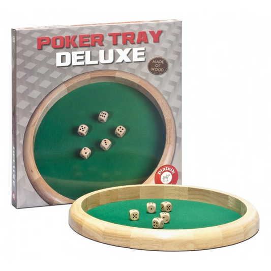 Wooden Poker Tray Deluxe