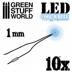 Cool White LED Lights - 1mm