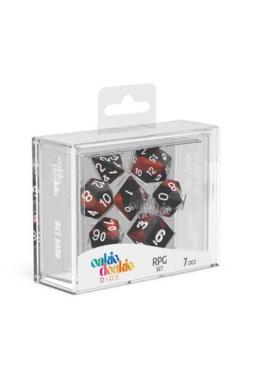 Oakie Doakie Dice RPG Set Glow in the Dark - Lava (7)