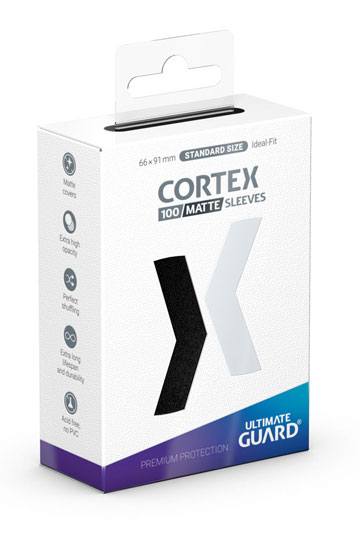 Ultimate Guard Cortex Sleeves Standard Size Matte Black (100)
