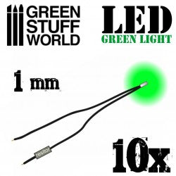 Green LED Lights - 1mm