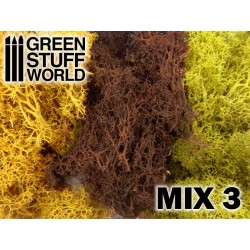 Scenery moss - Yellow,Brown,DarkYellow MIX 3