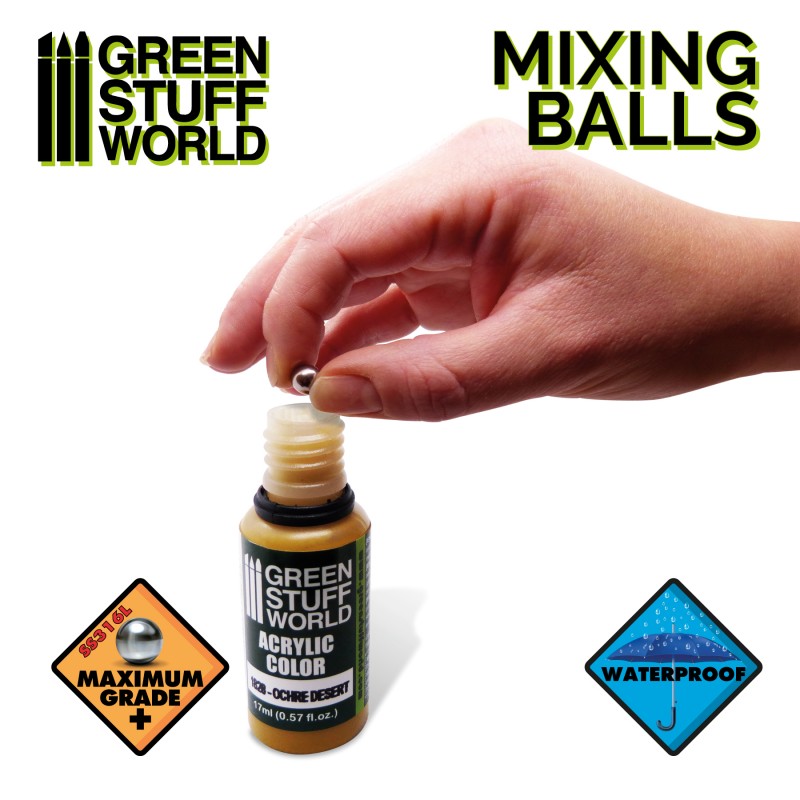 Mixing Paint Steel Bearing Balls in 6.5mm