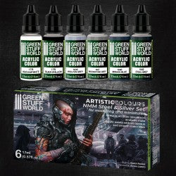 Paint Set - NMM Steel and Silver