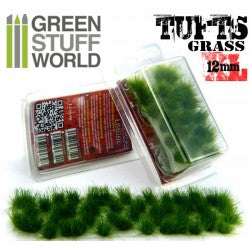 Grass TUFTS XL - 12mm self-adhesive - DARK GREEN